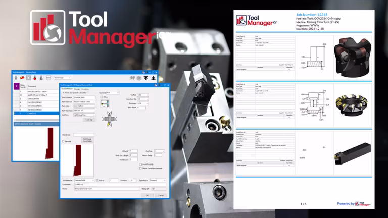 Interface do Tool Manager IQ